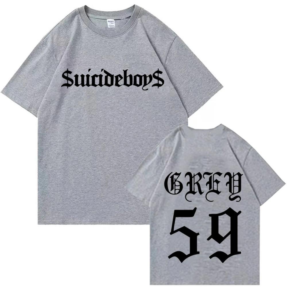 Suicideboys G59 Rapper Hip Hop Music T-Shirts Fashion Harajuku O-Neck Short Sleeve Unisex Woman Shirts Fans Gift