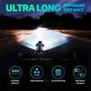 Portable Bicycle Flashlight 6000Lm Usb Bike Front Lights Ipx5 Waterproof With Bracket Cycling Light 3 Bike Headlight