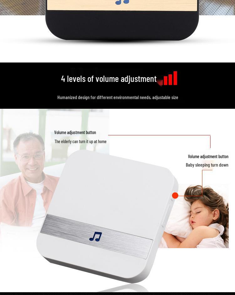 Ultra-Long Range Waterproof Smart Wireless Doorbell for Smart Homes