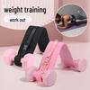 Weighted Leather Belt for Weightlifting, Dumbbell & Barbell Training, Glute Bridge, and Hip Thrust Assistance