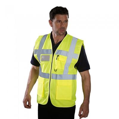 Unisex Safety Hi-Visibility Executive Waistcoat