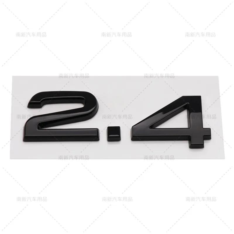 3D ABS 2.4 3.6 4.2 Letter Car Rear Trunk Tailgate Fender Door Badge Emblem Adhesive Sticker For A4 A5 A6 A7 A8 Q3 Q5 Q7