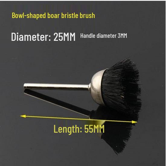 3mm T-Handle Electric Steel Wire Brush for Rust Removal - Copper & Nylon Brush Wheel for Metal Cleaning
