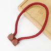 1 Pair Magnetic Curtain Tiebacks, Woven Rope Curtain Tiebacks, Decorative Curtain Holders, Drapery Holdbacks for Living Room Bedroom