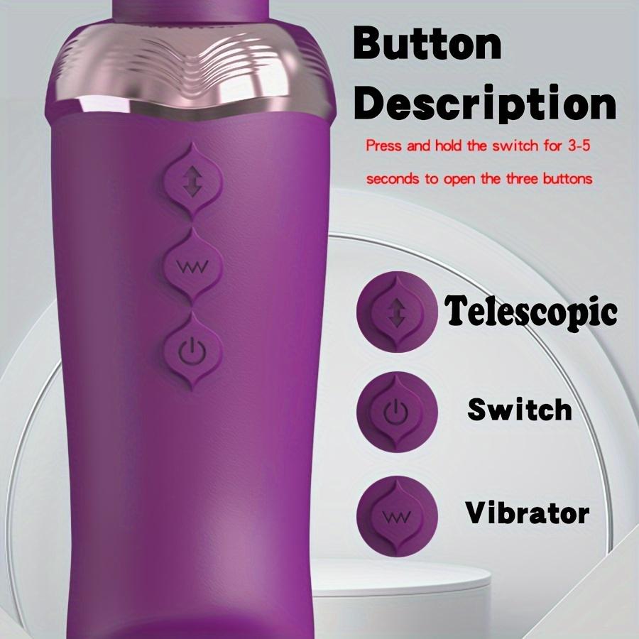 Powerful 3 Motors Fast Thrusting and Dildos Vibrator Silicone Large Size Wand G-Spot Massager Sex Toy for Couple Stimulator
