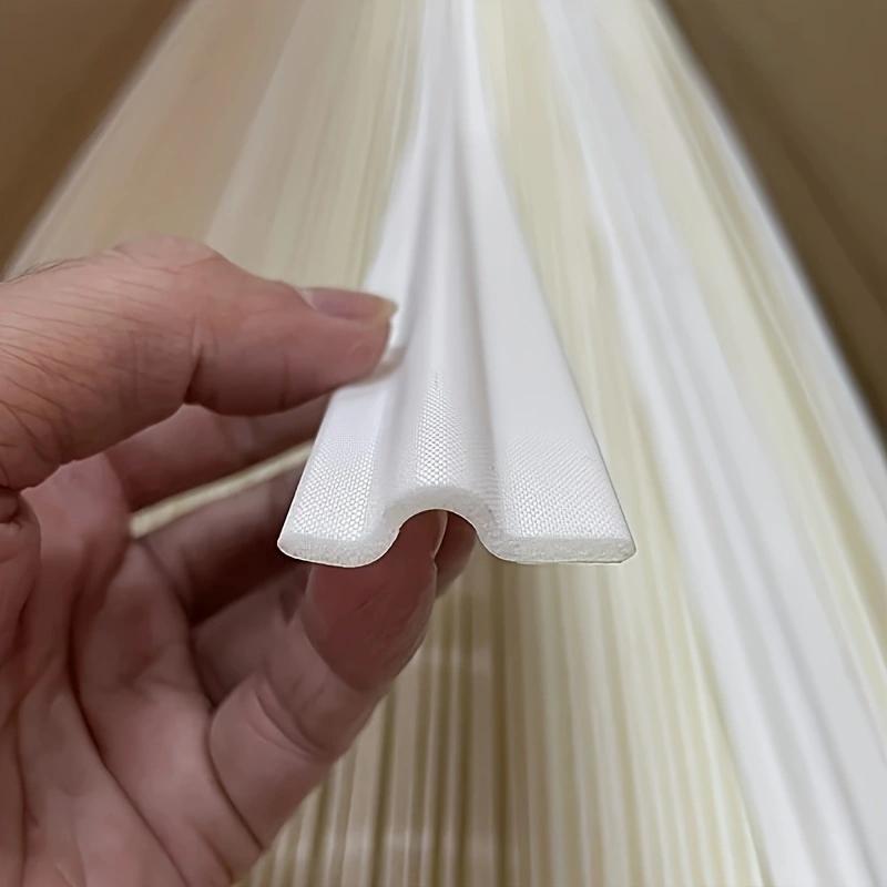 

Акустическая изоляционная пена Уплотнительная лента для окон и дверей для раздвижных окон и дверей Ветрозащитная Звукоизоляционная Хлопковая уплотнительная лента Заполнитель щелей 2mx1pc белый
