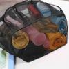 Mesh Shower Bag Hanging Toiletry Bag College Dorm Essentials Bag Portable Wash Bag Quick Dry Cosmetic Bag Shower