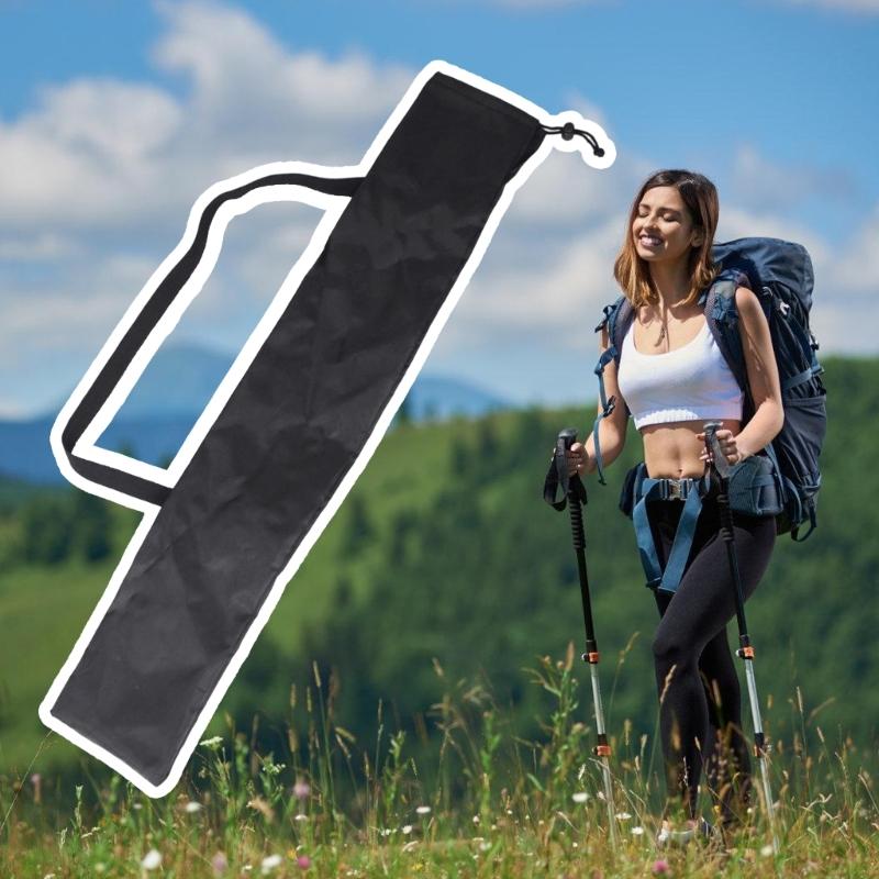 Trekking Poles Carrying Bag Pouches with Zippers Closures & Adjusted Strap Walking Stick Bags Hiking Poles Carrying Bag