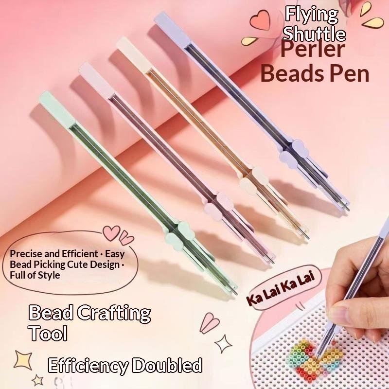 Bead Pen Efficient Jam-Free Press Type Portable Handheld Storable Writing Tool for Office Gift Stationery