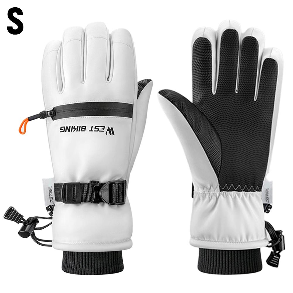 New Winter Outdoor Waterproof Pocket Warm Men's and Women's Gloves Cycling Gloves Non Slip Skiing Gloves Ski Board Accessories