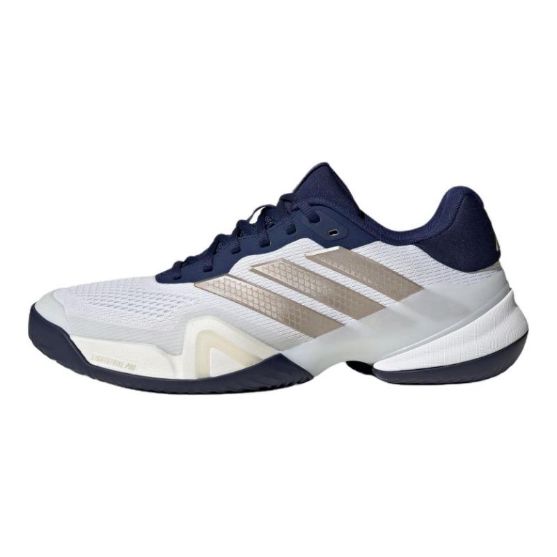 adidas BARRICADE 14 men low-top tennis shoes white blue JR1743 40.5