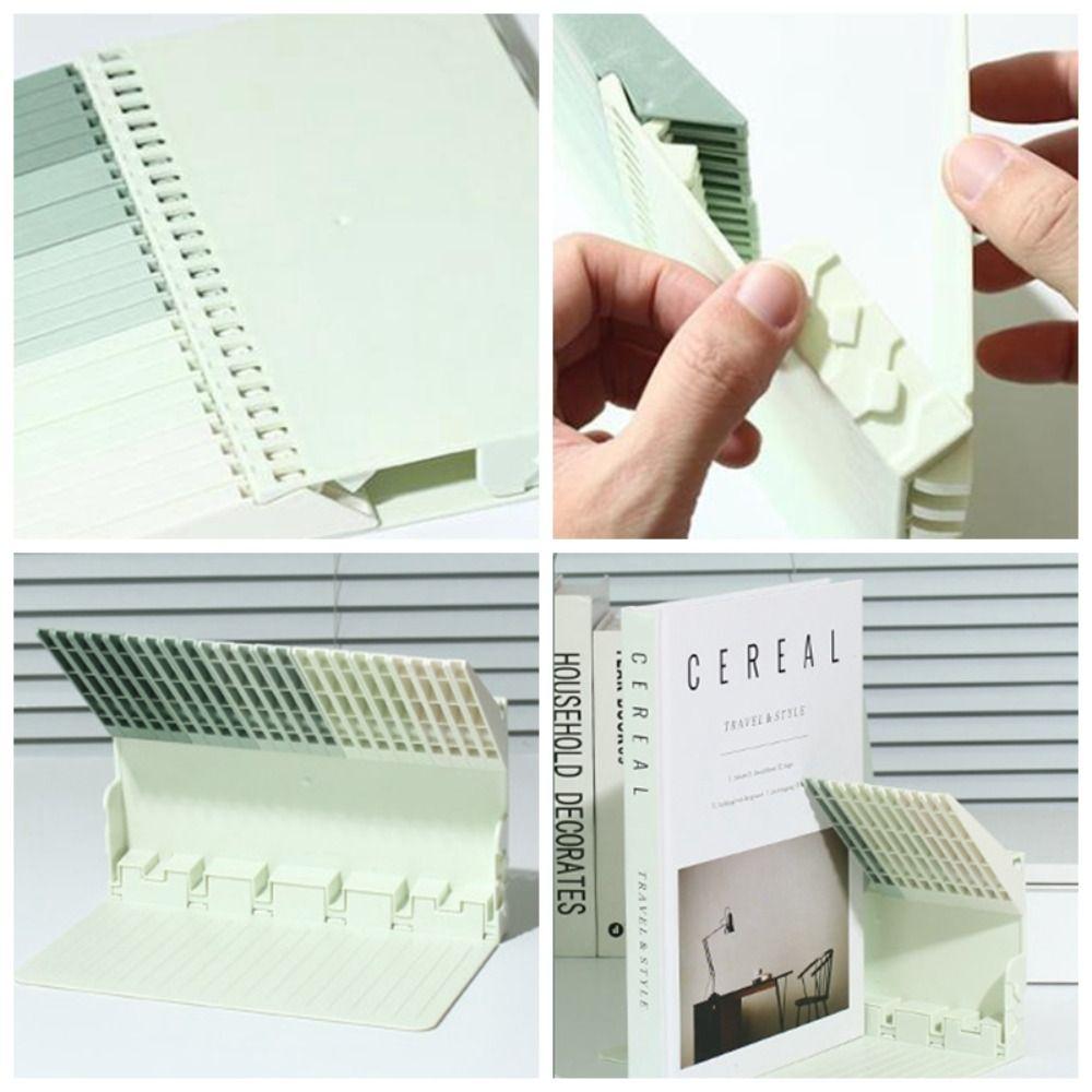 Thickened Organ Book Stand High Quality Book Holder Creative Piano Key Bookend Bookshelf
