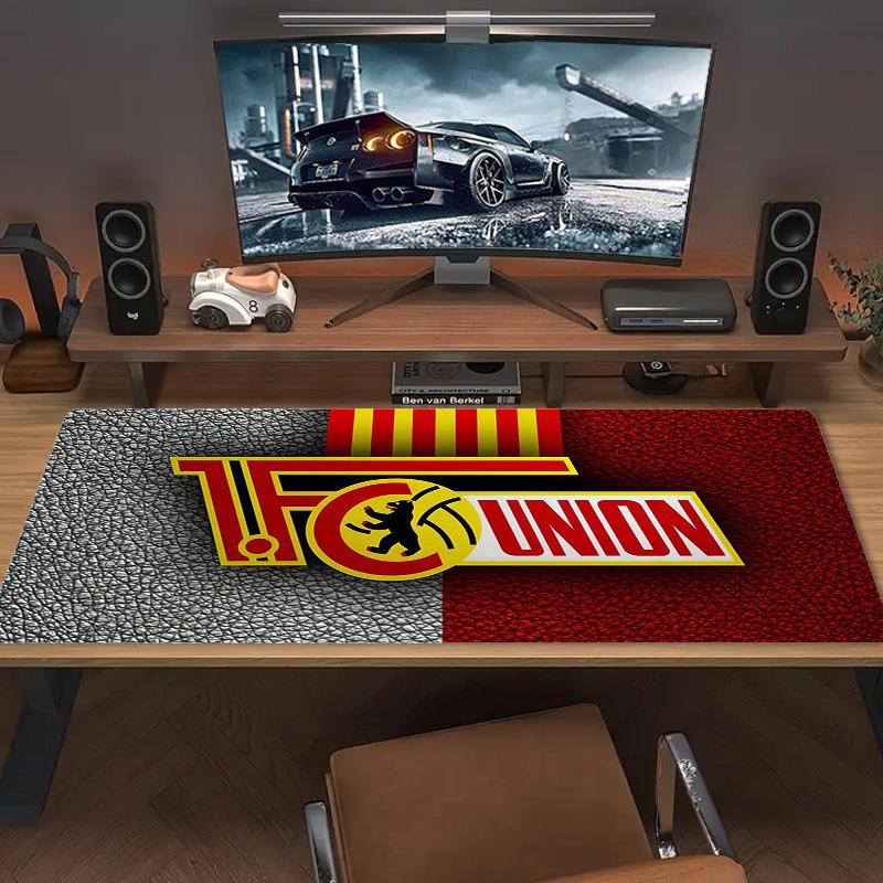1.FC Union Berlin Print  Cushion Non-slip Laptop Tablet Big Mousepad XXL Mat Mini PC Playmat With Lock Edge