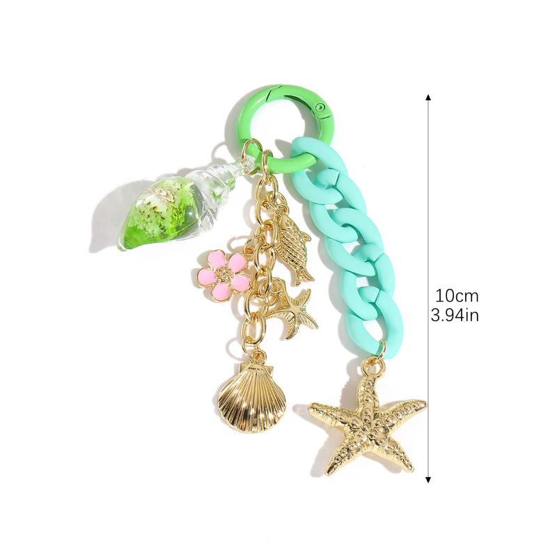 Y2K Trendy Creative Beaded Keychain Personalized Versatile Keyring Phone Lanyard For Girls Bag Pendant Key Hanging Decoration