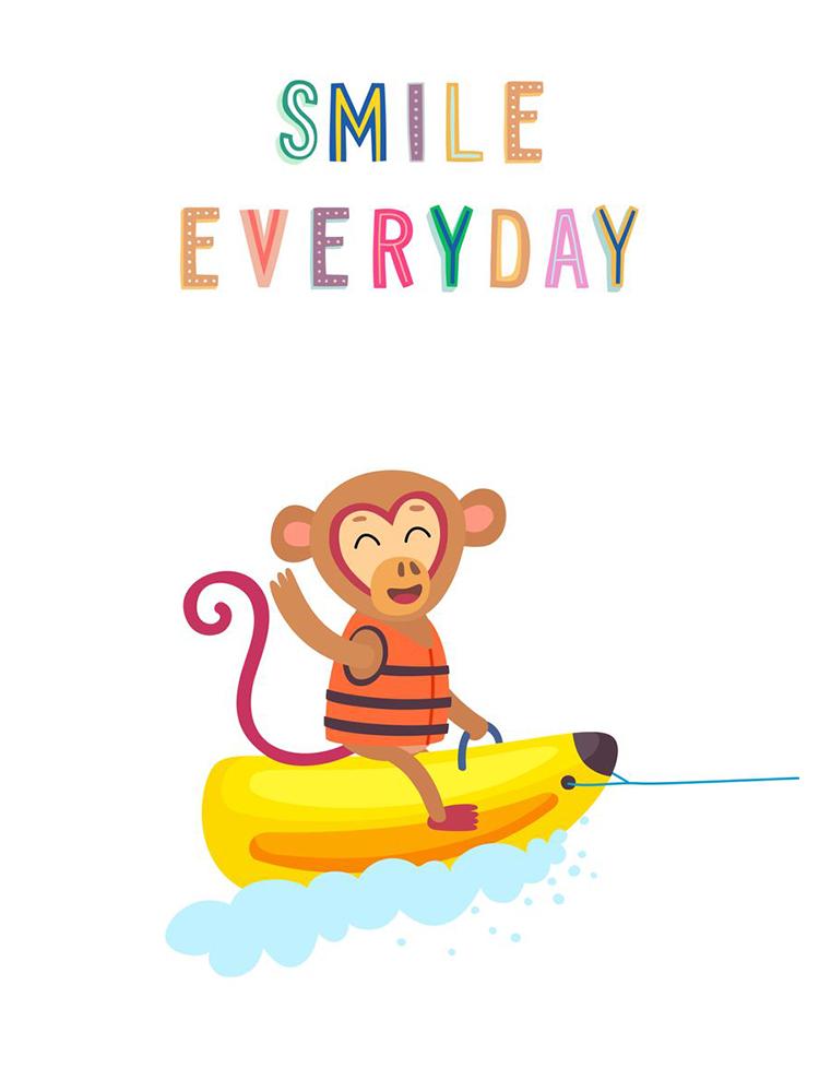 

Милые животные, обезьяна, попугай, лев, слон, плакат, холст, картина, животное, мультфильм, цитата, настенное искусство для детей, детская комната, домашний декор 21x30cm No Frame