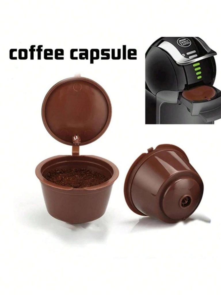 1/3/5/10pcs Reusable Coffee Capsules Filter Cup Dispenser for Nescafe Dolce Gusto Refillable Coffee Capsules Pod Compatible Kit