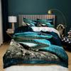Snake Duvet Cover 3D Reptile Print Bedding Set Queen Size For Kids Adults Living Room Decor Green Snake Cobra Comforter Cover