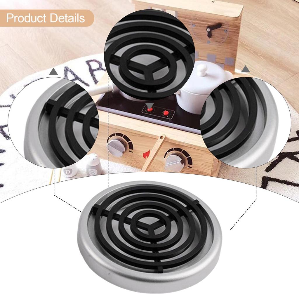 Kids Kitchen Toy Playset Fun Simulated Interactive Versatile Compact Play Cooking