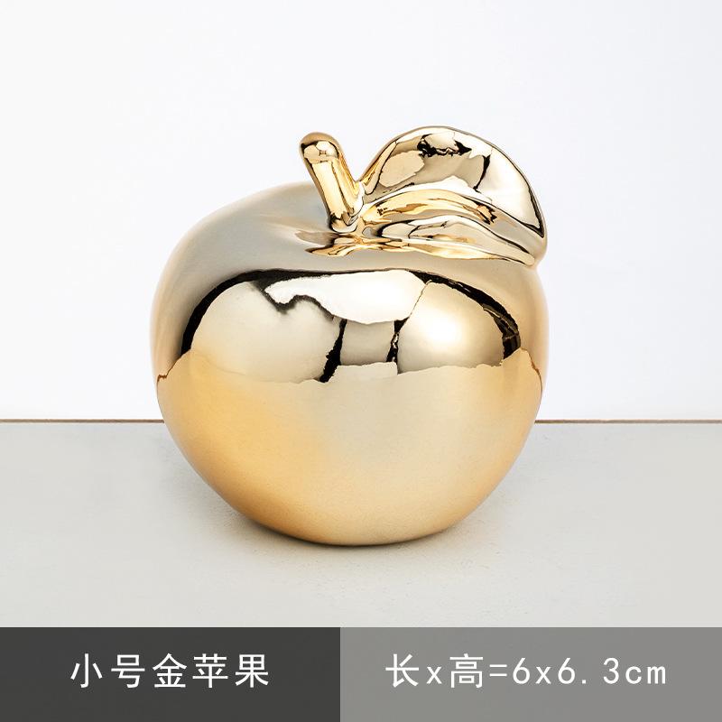 Apple Home European White Porcelain Home Decoration Creative Living Room Study Christmas Apple Foyer Decor Crafts