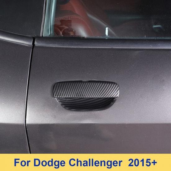 Exterior Door Handle & Bowl Panel Cover Trim Overlays for Dodge Challenger 2015+