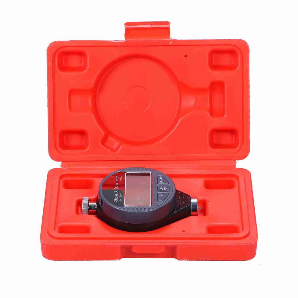 Portable 0 100HD Shore D Hardness Tester Meter Digital Durometer Scale for Rubber Tire Plastic Flooring with Large LCD