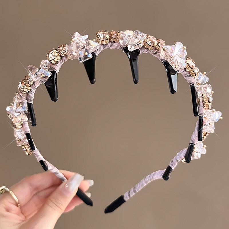 2025 Rhinestone Headband: Heavy Duty, Non-Slip, Stylish Hair Accessory for Women