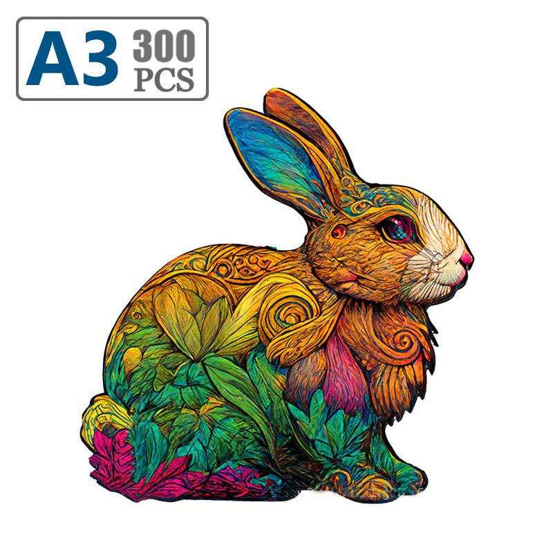 Elefant colorat, iepure, fluture, puzzle din lemn, puzzle 3D personalizat, cadou pentru adulți pentru copii, set de tablă, jucărie, joc de bricolaj