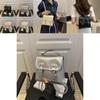 Fashion Sweet Lace Bow Shoulder Bag With Durable Pu Material For Casual Outings