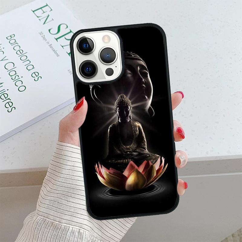 Buddha Statue Phone Case cover For iPhone 17 Air 15 16 16e 14 13 Pro Max Coque 12 11 Pro Max For Apple PLUS fundas shell