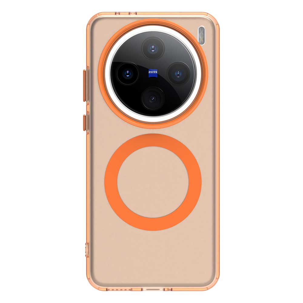 Magsafe Matte Phone Case For Vivo X200 Ultra X200 Pro Magnetic Wireless Charging For Vivo X200 Pro Mini X200s  Shockproof Cover