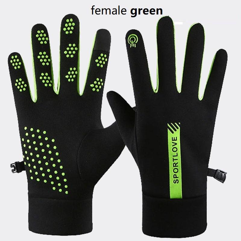 Winter Gloves Women Cycling Bike Thermal Fleece Cold Resistance Wind Waterproof Bicycle Warm Outdoor Running Skiing Mittens