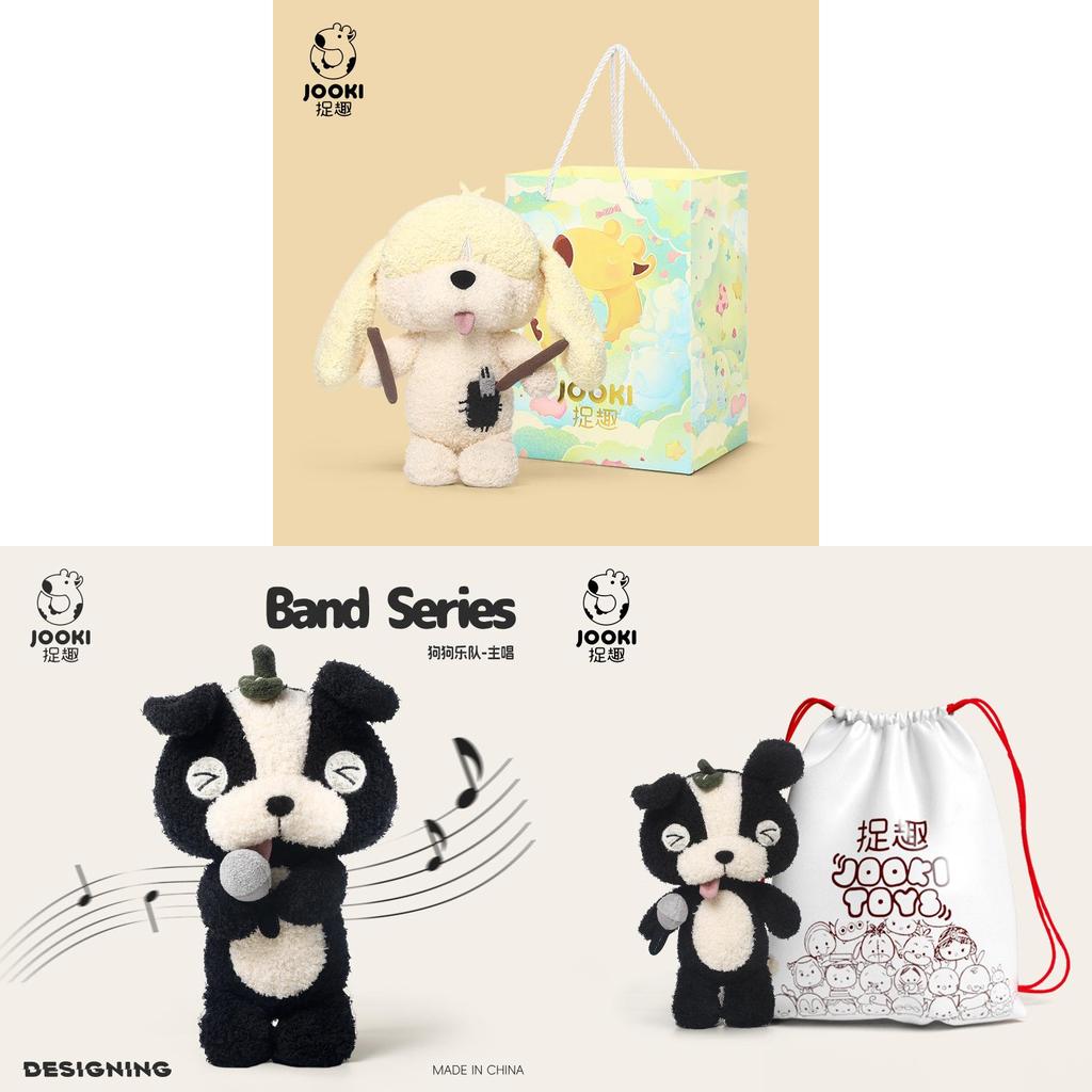 Dog Drummer Plush Toy Cute Doll Sleeping Pillow Girl Boy Gift For Kids