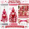 3D Holiday Crochet Kit Crochet Set Handheld Heart Gnome