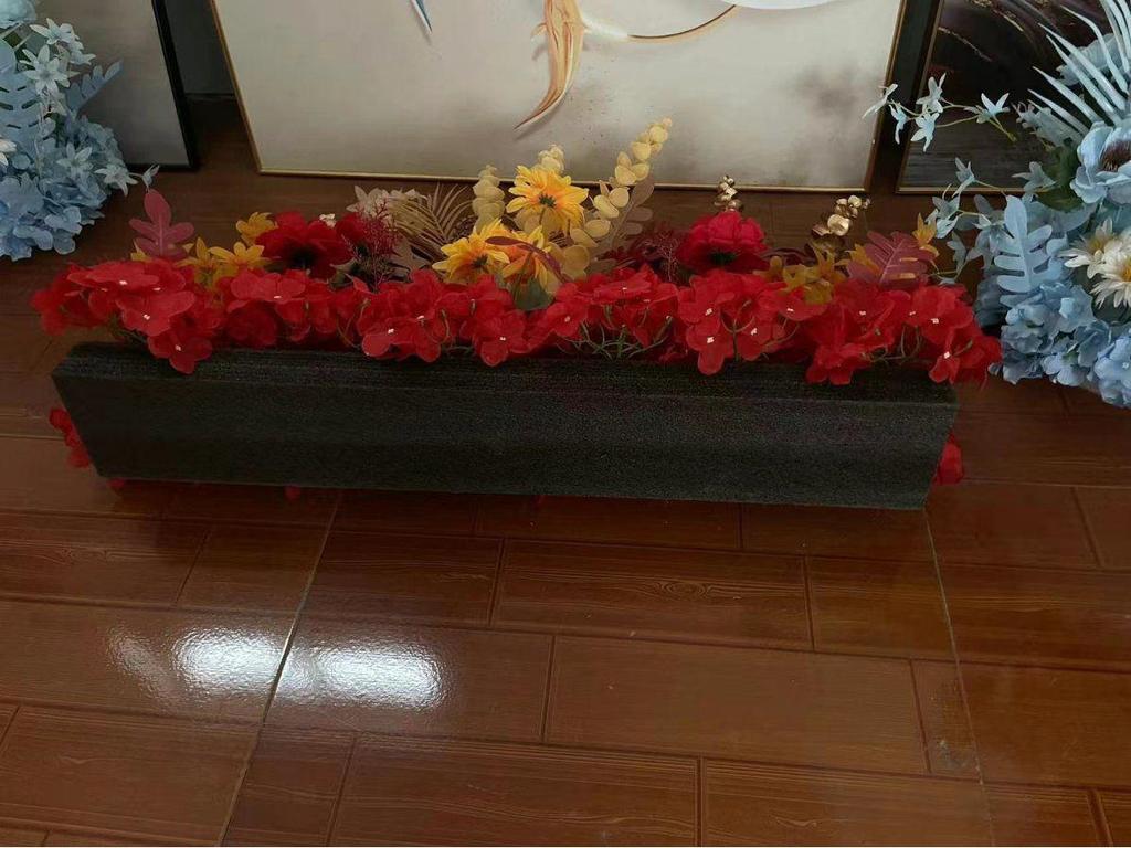 Large Eucalyptus Silk Flower Row for Wedding Aisle & Engagement Background