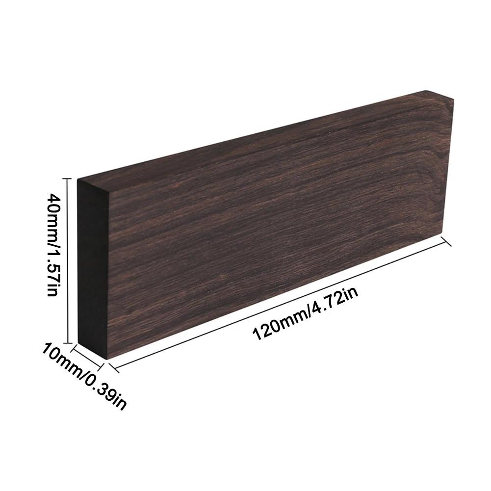 Cherestea din lemn de abanos Accesorii pentru chitară necompletate 120x40x10/50mm Blocuri de sculptură din lemn Bloc de lemn nefinisat pentru sculptură DIY
