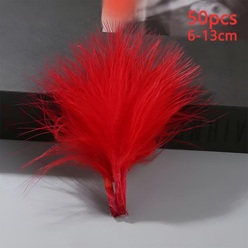 6-13cm Turkey Feathers 50pcs Decoration Small Big Long For Crafts Clothing Dreamcatcher Making Carnival Pluma Chicken Mix Colors