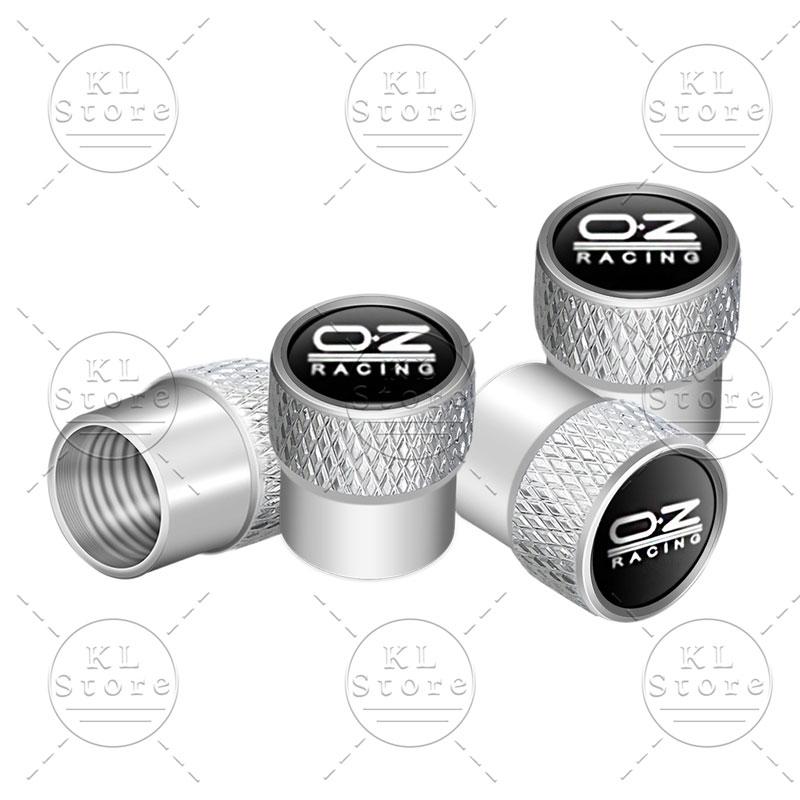 AUP1 OZ O.Z Racing Logo Car Metal Badge Wheel Tires Valve Caps Tyre Dust Cover Universal For Car Bicycle Truck Motorcycle Accessories
