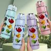 1PC I Like Bird Butts Chicken 750ml Color Plastic Sports Water Bottle Leakproof Flip Straw Lid Suitable for Sports Office Home Use