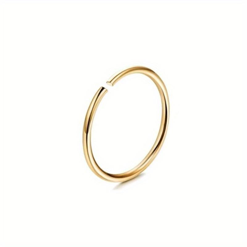 Drperfect Surgical Stainless Steel 16G Cartilage Earrings Studs Helix Couch Hoop Piercing Earrings Set Opal Shiny Earrings