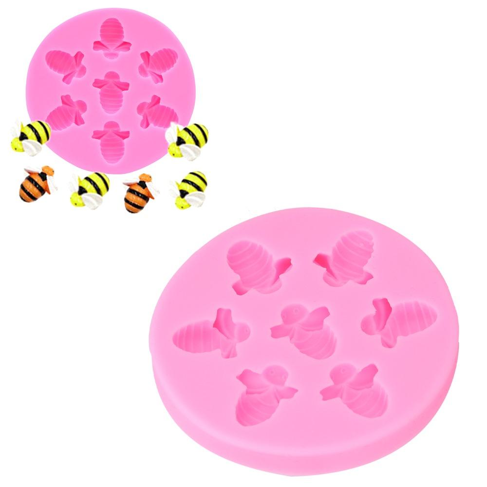 Bee Design Silicone Cake Mold Food Grade Silicone Chocolate Dessert Mold DIY Dessert Decoration