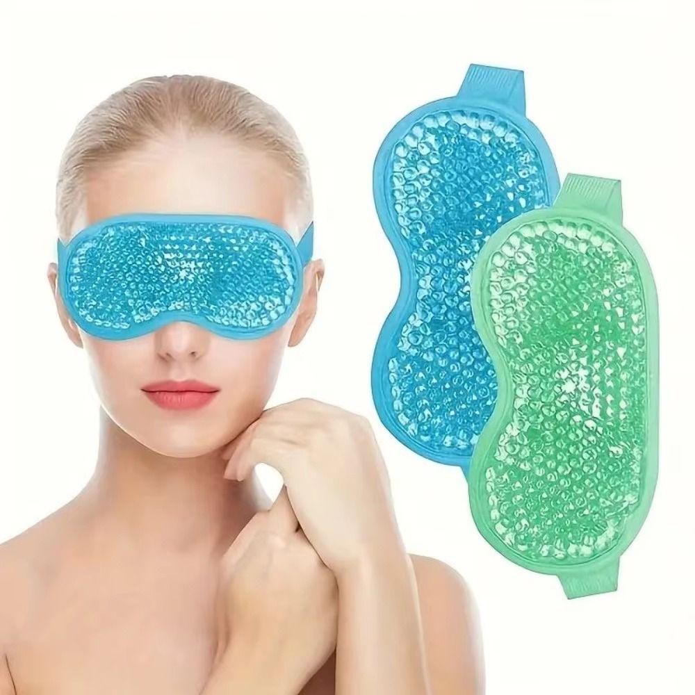 Compressed Soothing Cooling Eye Mask Reusable Dual Use Hot Cooling Eye Mask  Dark Circles