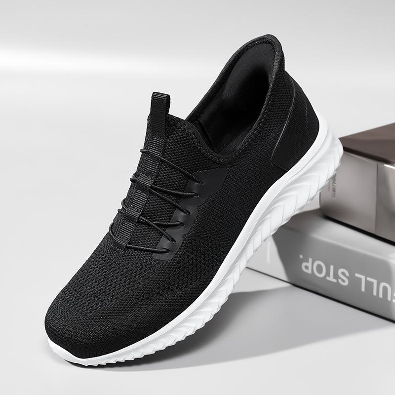 Mesh new sports trendy shoes, light, breathable and comfortable, casual sports fly-woven shoes, couple shoes 36
