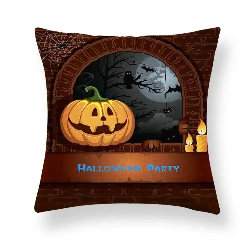 Halloween Horror Ghost Hand Pattern Office Living Room Sofa Car Decorative Pillowcase