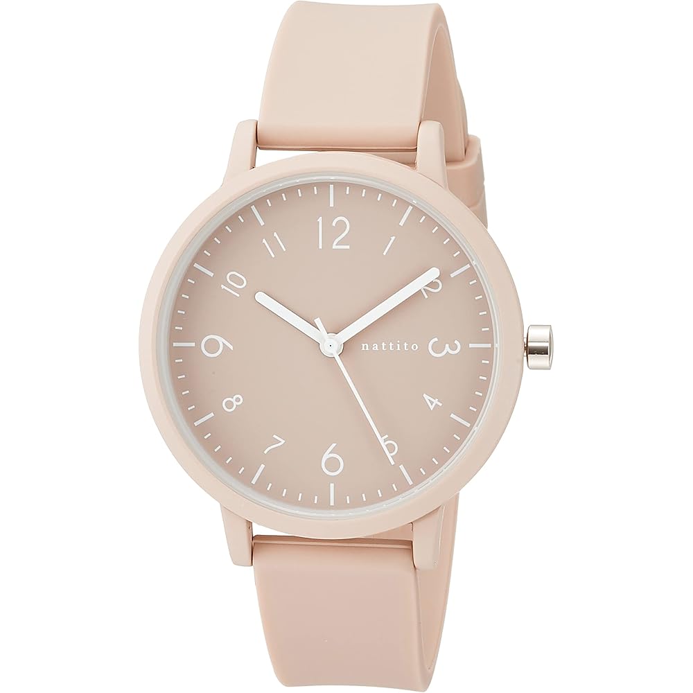 Fieldwork Analog Watch YM007-6 Silicone Strap Beige Women s