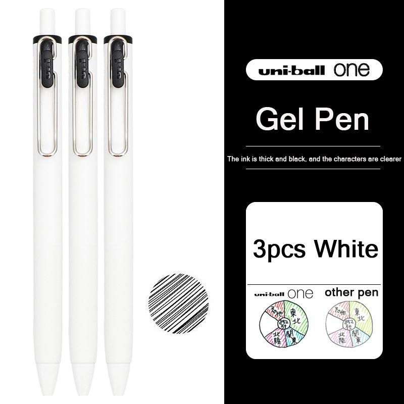 Uni Ball One Gel Pen UMN-S 0.5mm Thick Colorful Ink Handwriting Marking Pens, Japanese Stationery Awards Canetinhas Para Colorir