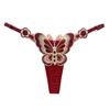 Briefs Panties Lady Stretch Breathable Butterfly Embroidered