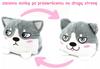 Maskotka Piesek Husky Dwustronny Zmienia Minkę Pies Flipek Pluszak 2 W 1