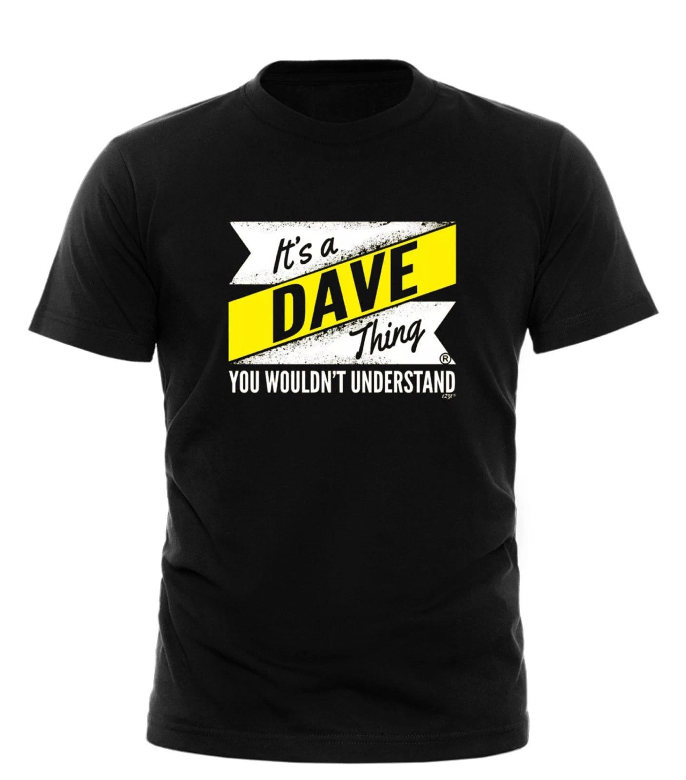 

Мужская забавная футболка с надписью Dave V2 Surname Thing - Подарок, Все размеры 2XL