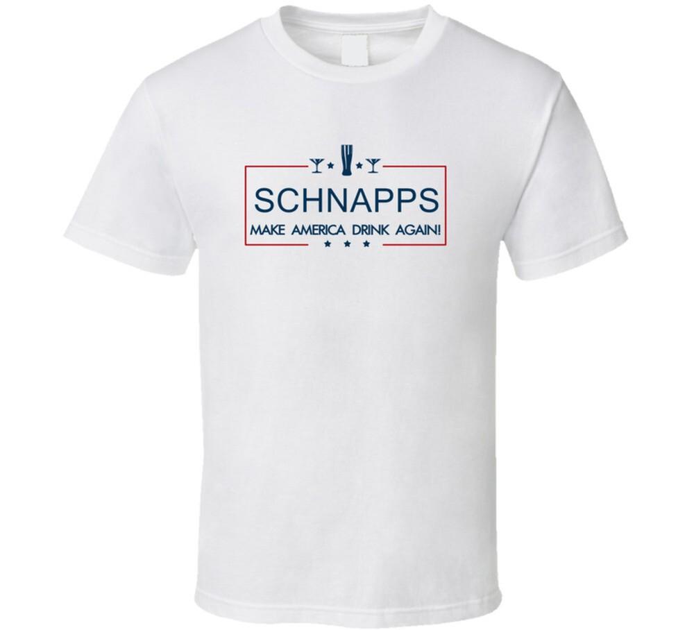 

Schnapps Make America Drink Again Funny T shirt L