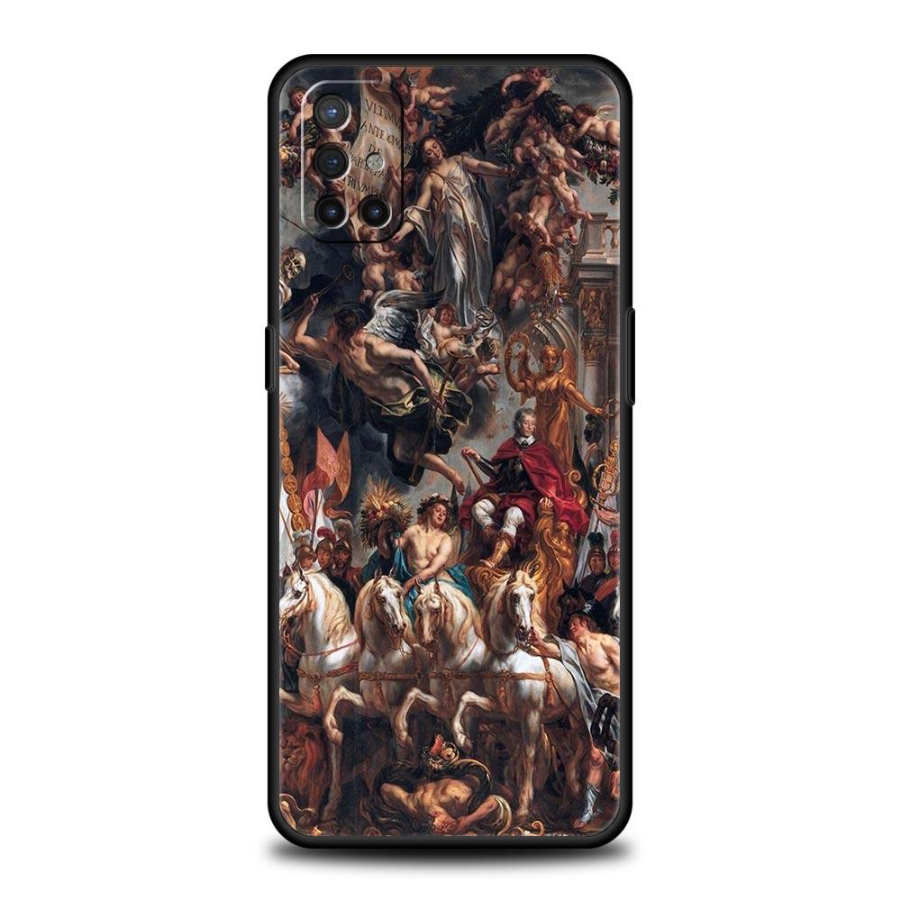 Renaissance-Kunst Gemälde Handyhülle Für OnePlus 13 12 11 10 9 8 7T Pro 13R 12R 10R 9RT 8T Nord N200 N30 2T CE 2 3 5G Lite Hülle